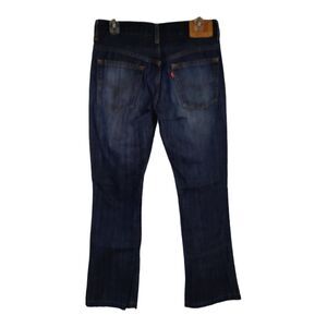 Vintage Y2K Levi's 515 Bootcut Women's Jeans Dark Blue Raw Hem Size Size 8 Long
